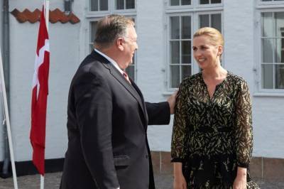 Госсекретарь США Помпео приехал в Данию для обсуждения "Северного потока-2"