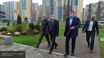 Беглов проинспектировал строительство нового ЗАГСа в Красносельском районе