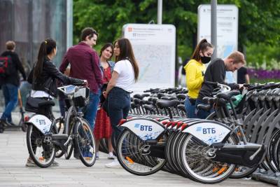 Городским велопрокатом стали пользоваться в два раза чаще за последний месяц