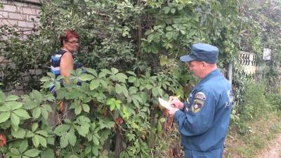 Ульяновским садоводам рассказали о правилах пожарной безопасности