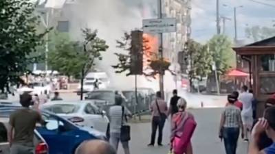 Взрыв прогремел у дворца «Украина» в центре Киева