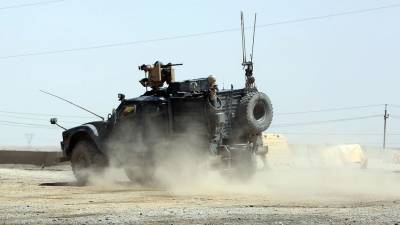 Колонна снабжения для армии США подорвалась в районе Багдада