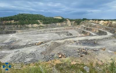 В Житомирской области СБУ разоблачила нелегальную добычу гранита
