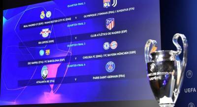 Лига чемпионов: календарь всех матчей плей-офф