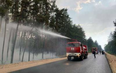 Пожар в Луганской области: открытого огня нет
