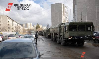 Улицы Бугульмы заполнила военная техника