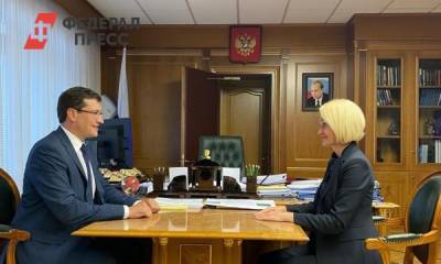 Вице-премьер правительства РФ Виктория Абрамченко и Глеб Никитин обсудили проблемы экологии