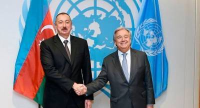 Алиев – Гуттеришу: Мы защищаем свои территории и наших граждан