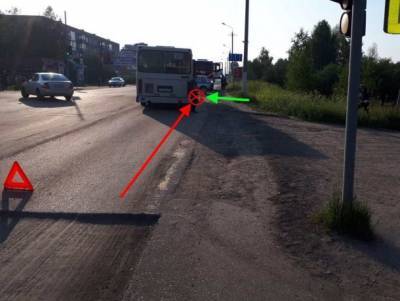 В Сосногорске автобус сбил пенсионерку