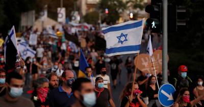 Сотни демонстрантов в Иерусалиме требовали отставки Нетаньяху