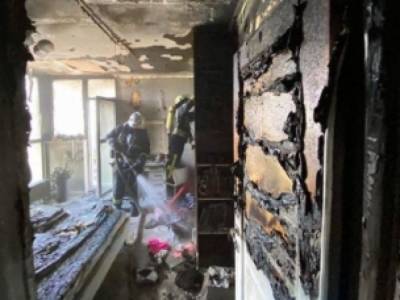 В Киеве бесстрашная 10-летняя девочка вступила в схватку с огнем в квартире