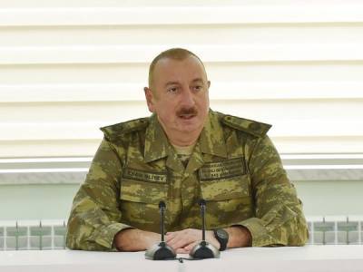 Ильхам Алиев: мы нанесли Армении сокрушительный удар