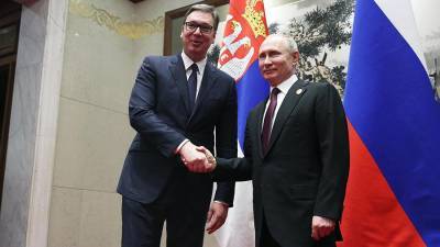 В МИД РФ указали на отсутствие сроков визита Путина в Сербию