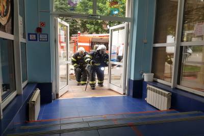 В Богородицке пожарные отработали тушение возгорания в ТЦ