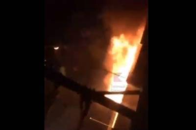 В Краснодаре загорелась квартира по улице Игнатова, пострадал человек