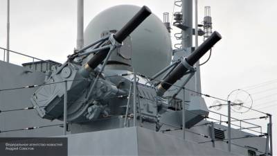 Российские военные проводят заводские испытания корабля "Павел Державин" в Черном море