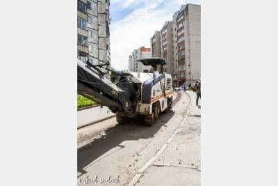 В Смоленске начали ремонтировать улицу Маршала Соколовского
