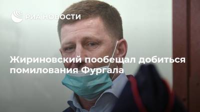 Жириновский пообещал добиться помилования Фургала