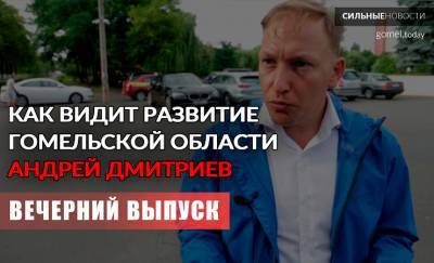 Андрей Дмитриев в Гомеле: пикет, встреча. Что предлагает кандидат? «Вечерний выпуск»