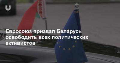 Евросоюз призвал Беларусь освободить всех политических активистов