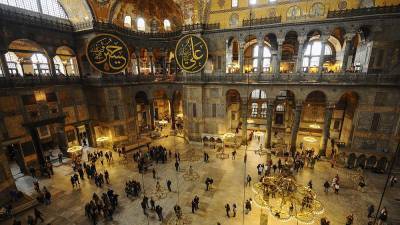 Эрдоган контролирует преобразование Айи-Софии в мечеть
