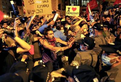 Акция протеста в центре Иерусалима: 55 человек арестовано полицией