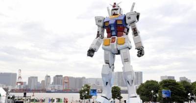 18-метровый японский робот сделал первые шаги: видео