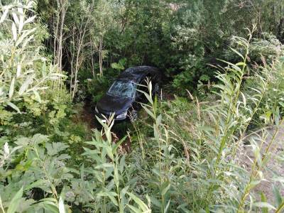 В Усть-Куломе водитель превысил скорость и разбил машину