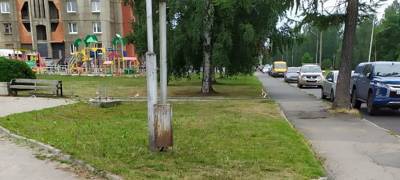 Сквер Маршала Мерецкова начали благоустраивать в Петрозаводске (ФОТО)