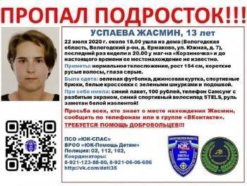 По факту пропажи девочки в Вологодском районе возбудили уголовное дело по статье "Убийство"