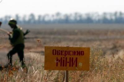 Россия отказывается утвердить 13 районов для разминирования на Донбассе