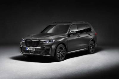 BMW привезет в Россию лимитированную версию BMW X7 Dark Shadow Edition