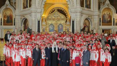 РПЦ начала строительство главного храма российских олимпийцев