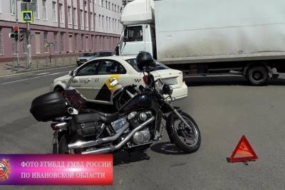 За минувшие сутки в Иванове произошла очередная авария с участием мототранспорта