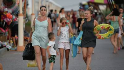 С начала туристического сезона в Крым приехал 1 млн туристов