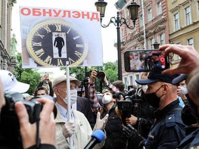 В Петербурге задержали Сергея Лазарева из-за протестной акции