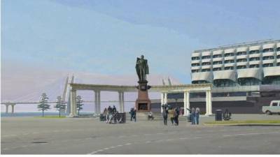 Архитекторы предложили установить памятник адмиралу Ушакову на площади Морской Славы