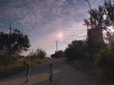 Жители Теплодара под Одессой наблюдали в небе два солнца