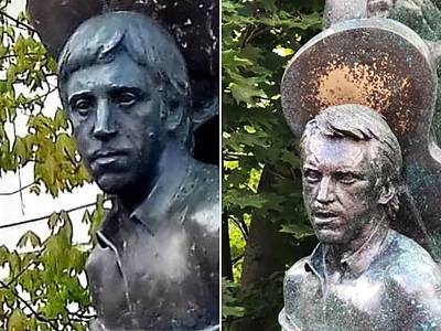 "Главное, что нам нравится": сын Высоцкого о новой голове на памятнике поэта