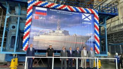 На Средне-Невском судостроительном заводе заложили корабль противоминной обороны
