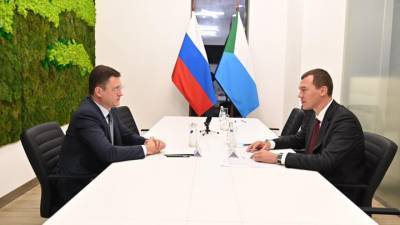 Новак и Дегтярев обсудили энергетику Хабаровского края