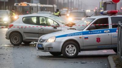Три человека погибли в ДТП с инспектором ДПС под Петербургом