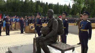 В подмосковном парке «Патриот» открыли памятник герою Советского Союза Василию Маргелову