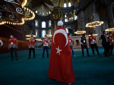 Собор Святой Софии будет работать круглосуточно - Эрдоган