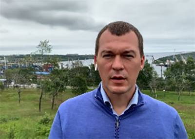 Пока Хабаровск митинговал, Ггубернатор-блогер Дегтярев устроил стрим из Ванино