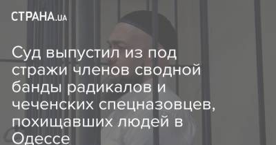 Суд выпустил из под стражи членов сводной банды радикалов и чеченских спецназовцев, похищавших людей в Одессе