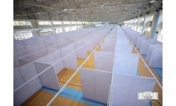 В Ташкенте два спортивных объекта переоборудуют под временные больницы для больных с коронавирусом. Фото