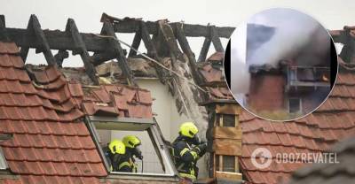 В Германии самолет протаранил жилой дом и загорелся: есть погибшие. Видео | Мир | OBOZREVATEL