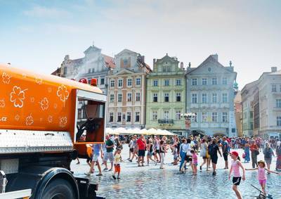 Жителей Чехии предупредили о жаре и сильных грозах