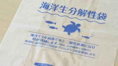 В Японии создали разлагающиеся в море пластиковые пакеты
